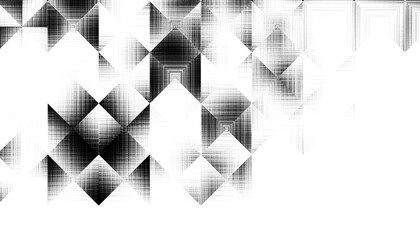 Poster - Modern abstract transparent background texture with layers of black and gray transparent material in triangle diamond and squares shapes in