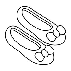 Sticker - An icon design of shoes