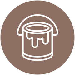 Poster - Paint Bucket vector icon illustration of Home Improvements iconset.