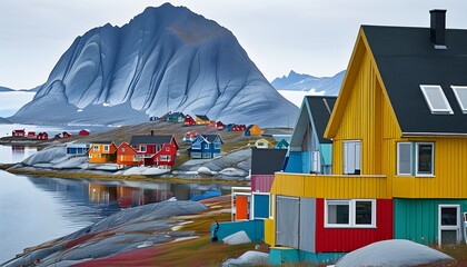 Vibrant Homes in a Picturesque Greenland Neighborhood