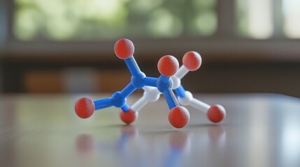 Ha O molecule illustration in 3D printing projects, showing the molecule structure in a tangible format for STEM activities.