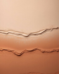 Sticker - Matte clay texture with light terracotta to cream gradient