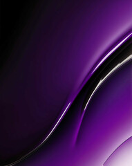 Canvas Print - Smooth enamel texture with glossy black to deep violet gradient