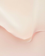 Poster - Soft cotton texture with light beige to pastel pink gradient