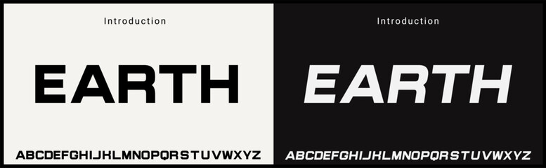 Wall Mural - modern futuristic vector font. typography urban style alphabet fonts for fashion, sport, technology,