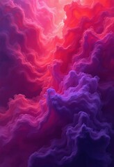 Canvas Print - Spectacular abstract purple and red color texture