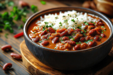 Canvas Print - Red Beans And Rice Cajun