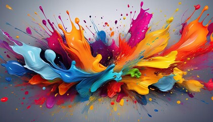 Poster - Vibrant color explosion