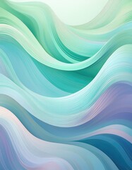 Canvas Print - Abstract wavy background