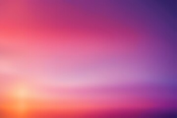 Vibrant sunset gradient with orange pink and purple hues blending smoothly, AI Generated