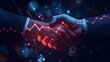 © Aifolio - Abstract Business Agreement Handshake Visualizing Partnership and Collaboration for Corporate Success
