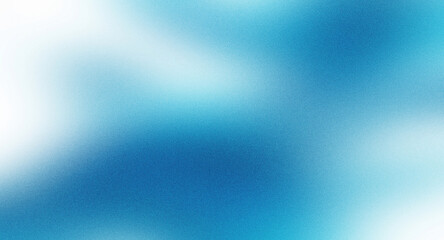 Wall Mural - white blue colors gradient background with a grainy texture