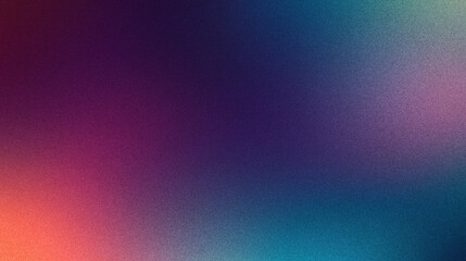 Canvas Print - multicolored gradient background with a grainy texture
