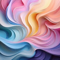 Abstract swirl of colors