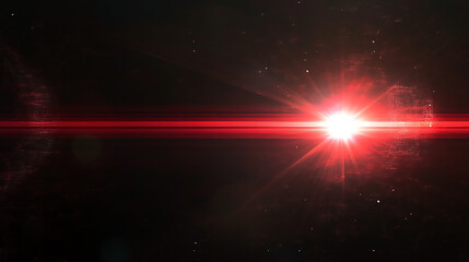 Modern lens flare red background streak rays