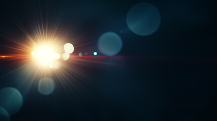 Wall Mural - abstract sun burst, digital flare, light lens decoration flash. blank background