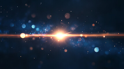 Wall Mural - abstract sun burst, digital flare, light lens decoration flash. blank background
