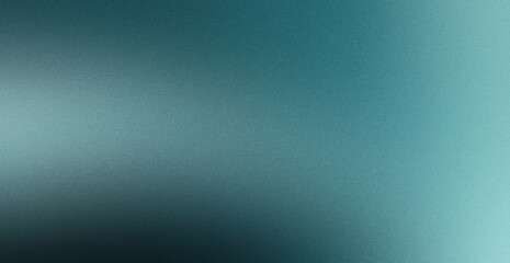 Canvas Print - gray blue colors gradient background with a grainy texture