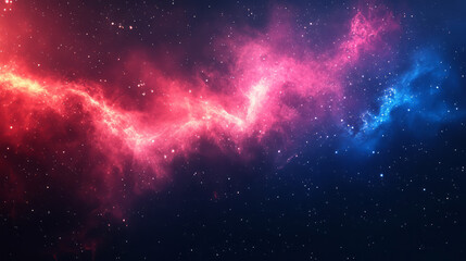 Wall Mural - background with stars and red and blue gradient with copy space