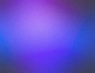 Canvas Print - blue violet color gradient background with a grainy texture