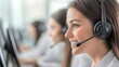 ©  premium content - Customer Service Agent Offering Helpful Assistance to Clients via Phone and Computer