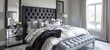 © Vasili - Bedroom with double bed, white light interior design