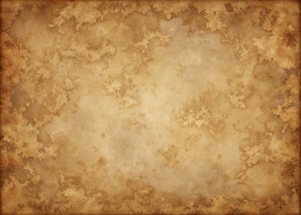 Weathered brown background with grunge texture, watercolor mottled brown design, vintage marbled pattern on cloudy sepia brown banner, resembling distressed old antique parchment.