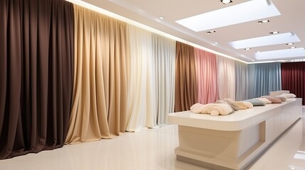 Wall Mural - Curtain Showroom