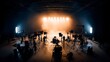 © MaxStock - Film Production Set with Equipment and Crew