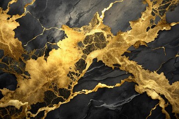 Gold abstract black marble background art paint pattern ink texture watercolor white fluid wall. Abstract liquid gold design luxury wallpaper nature black brush oil modern paper splash painting water.