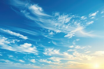 Wall Mural - Gorgeous Panorama twilight sky and cloud at morning background image