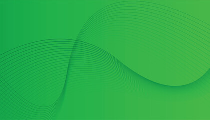Aufkleber - Green abstract wave lines flowing dynamic. modern flowing wavy lines. dynamic wave pattern. modern flowing wavy lines on green background. futuristic technology concept