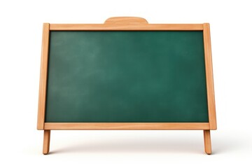 Canvas Print - Blackboard school chalk white background.