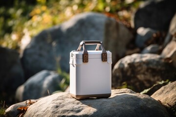 Canvas Print - Cooler tank  land bag container.