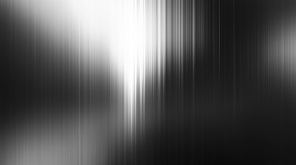 Poster - Abstract Metallic Gradient with Vertical Light Streaks and Smooth Blurred Reflection