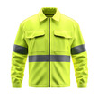 © PTC_KICKCAT - High visibility jacket designed for safety and comfort in outdoor work environments, featuring reflective strips for added visibility.