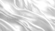 © wirul - Elegant white fabric with smooth waves and subtle sparkles, ideal for backgrounds and textile design.