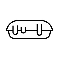 Poster - Eclair line icon