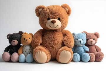 Poster - a group of stuffed animals

