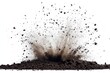 © Rawpixel.com - Exploding soil with debris flying