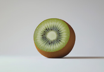 kiwi fruit on white background