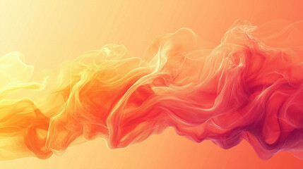 Wall Mural - Dynamic Red and Yellow Light Streaks with Fiery Glow