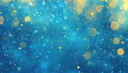 Wall Mural - light blue and yellow 2d cartoon texture featuring a cosmic design with glittering stars vibrant abs