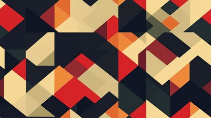 Wall Mural - Seamless geometric design