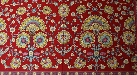 Wall Mural - traditional thai fabric