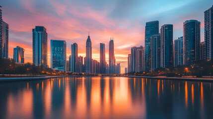 Wall Mural - skyline in the city