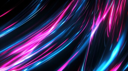 Wall Mural - Colorful light streaks in dynamic motion create an abstract background for digital art and design, enhancing creativity and expression