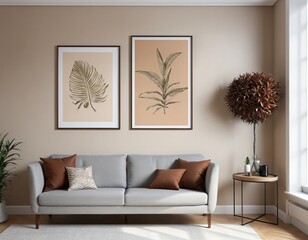 Wall Mural - modern living room interior design