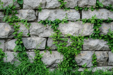 Canvas Print - Limestone wall architecture backgrounds.