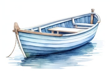 Wall Mural - Boat watercraft vehicle rowboat.